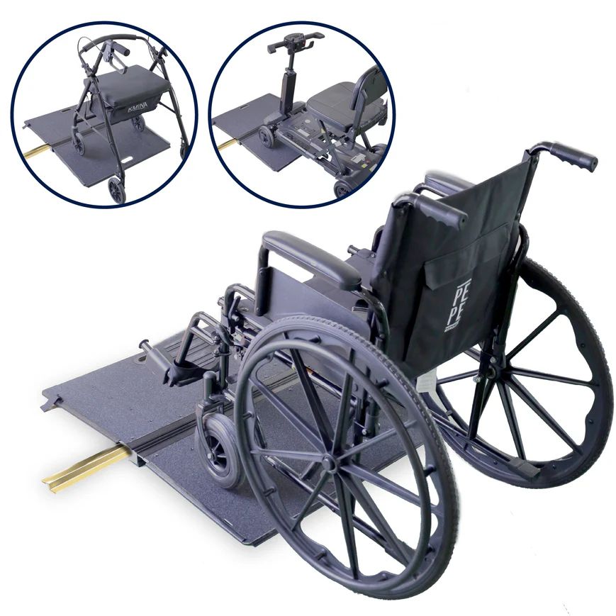 Rampa para Silla de Ruedas Plegable de Aluminio  Kmina K10072