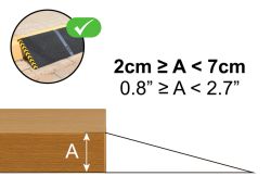PEPE P10040 Rollstuhlrampe, überwindet Stufen und Bordsteine