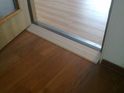 Aluminium-Innenschwellenrampe 96 x 14 cm