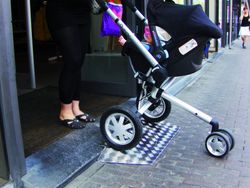 Rampe Ricmar pour seuil de 3 cm de haut. (avant réf. Po6000)