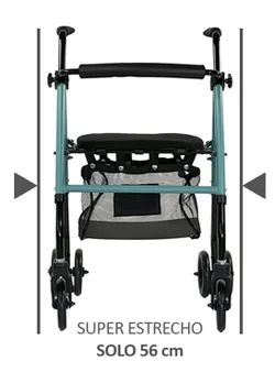 Rollator con frenos por presión ZEN HI-LOW AD163