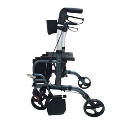 2-in-1-Rollator und Transferstuhl