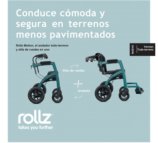 Déambulateur et fauteuil roulant Rollz Motion Performance