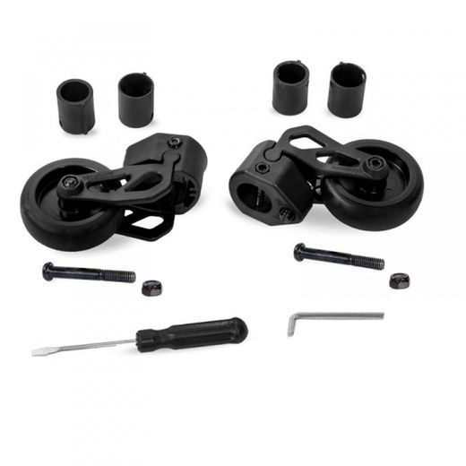 Roues pour déambulateurs, transformez votre déambulateur d'intérieur en déambulateur d'extérieur avec frein.Walk & rouleau