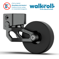 Ruedas para andadores sin agujero, convierte tu caminador interior en exterior y con freno.Walk & Roll PLUS