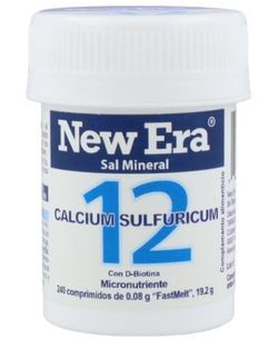 Sales de Schüssler 12 Calcium Sulfuricum