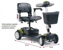 Trottinette eclipse plus 21 ah 4 roues