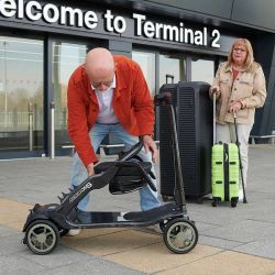 Trottinette électrique pliable S50 Carbon - Poids : 13 kg et clé NFC