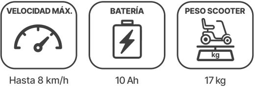 Trottinette électrique pliable ultralégère de 17 kg