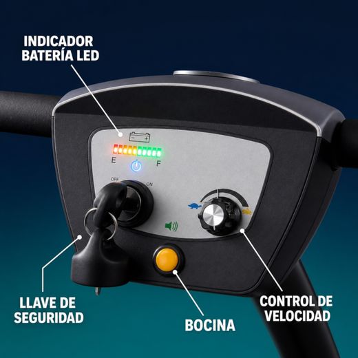 Scooter Gogo MG2 Pride, de magnésio