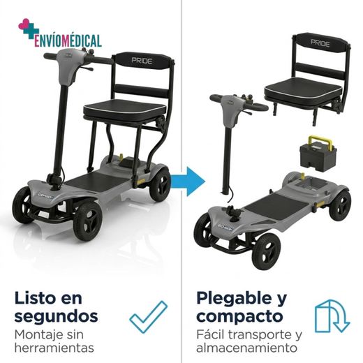 Scooter Gogo MG2 Pride, de magnésio