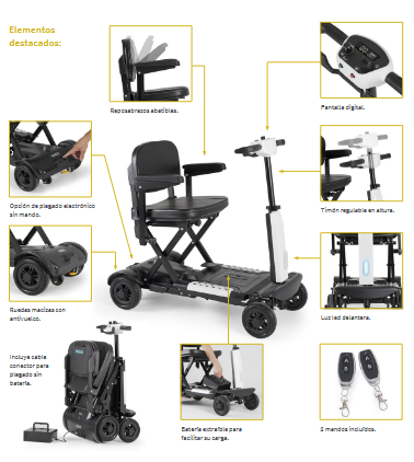 Scooter pliable automatique I-Ares