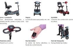 Trottinette Lyrus, pliable électroniquement