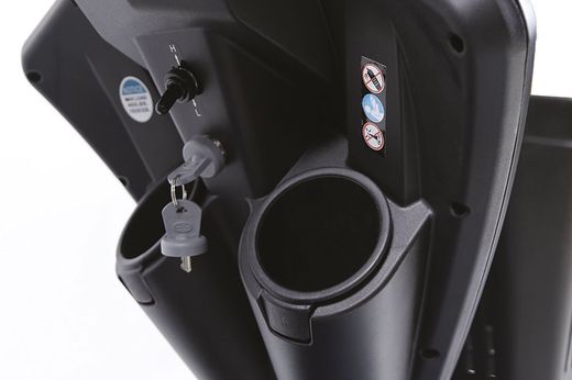 Elektromobil mit 240-mm-Stoßdämpfern