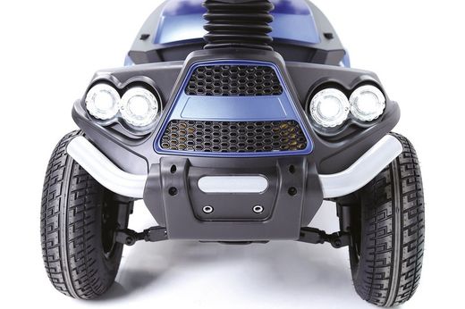 Elektromobil mit 240-mm-Stoßdämpfern