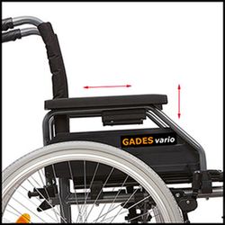 Silla de ruedas de aluminio gades gap