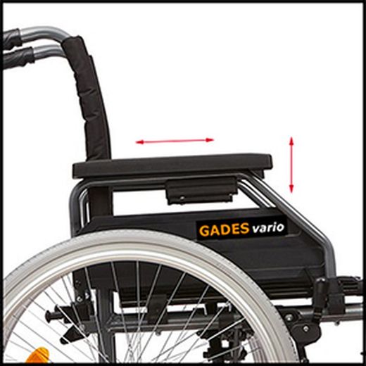 Silla de ruedas de aluminio gades gap