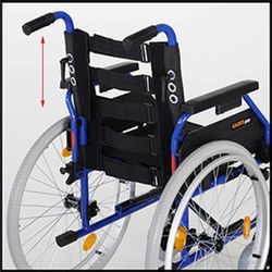 Silla de ruedas de aluminio gades gap