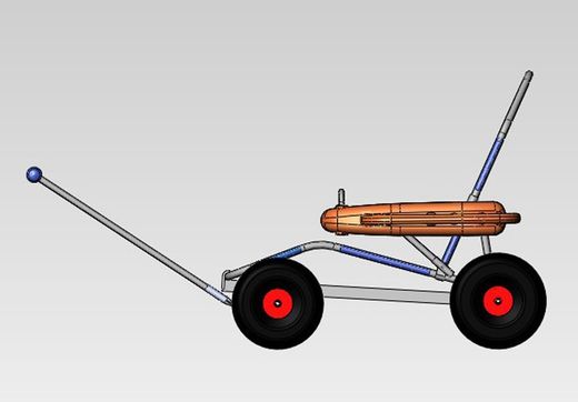 Silla anfibia marina