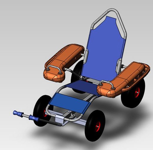 Silla anfibia marina