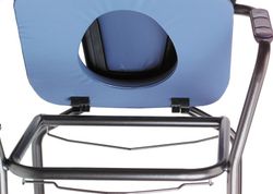 Standard-Toilettenstuhl. Blau