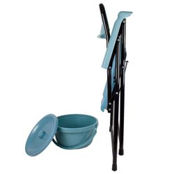 Klappbarer Toilettenstuhl, Helm