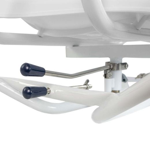 Drehbarer Badestuhl aus Edelstahl