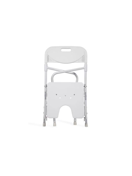 Silla de baño plegable de aluminio