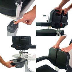 WC de salle de bain Moovy ELECTRIC et chaise de douche à transfert