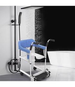 Silla de ducha-wc , grúa y transferencia moovy