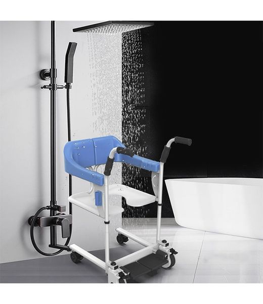 Silla de ducha-wc , grúa y transferencia moovy