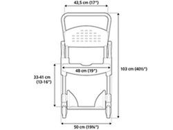Reinigen Sie die Frontöffnung Ihres Dusch- und Toilettenstuhls