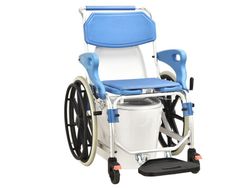 Dusch- und Toilettenstuhl mit 24-Zoll-ADAS-Rädern