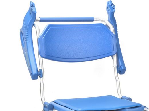 Dusch- und Toilettenstuhl mit 24-Zoll-ADAS-Rädern