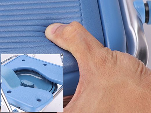 ADAS Oasis Klappbarer Dusch- und Toilettenstuhl