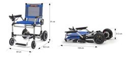 Fauteuil roulant électrique pliant Joytec Pro de Tecmoving