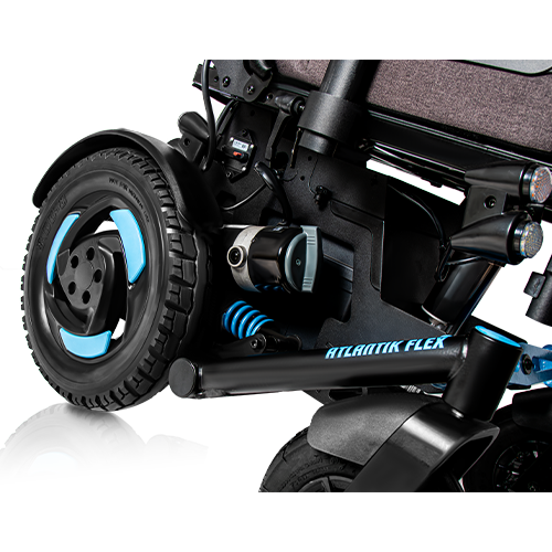 Fauteuil roulant Atlantik Flex, compact et inclinable