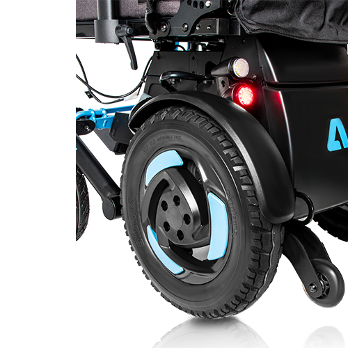 Fauteuil roulant Atlantik Flex, compact et inclinable