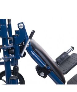 Faltbarer Stahlrollstuhl mit verstellbarer Rückenlehne PC 15/151