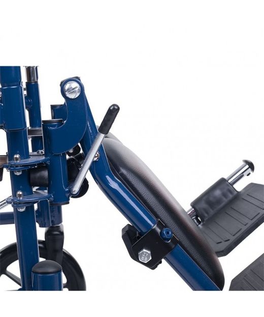 Faltbarer Stahlrollstuhl mit verstellbarer Rückenlehne PC 15/151