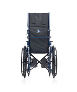 Faltbarer Stahlrollstuhl mit verstellbarer Rückenlehne PC 15/151