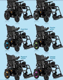 Silla de ruedas eléctrica compacta reclinable y basculante Atlantik