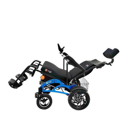 Fauteuil roulant électrique avec fonction d'inclinaison intelligente