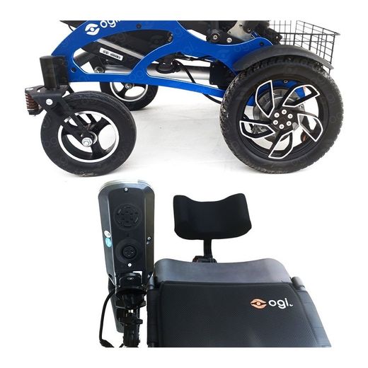 Fauteuil roulant électrique avec fonction d'inclinaison intelligente