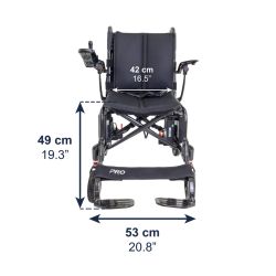 Fauteuil roulant électrique en fibre de carbone Kmina