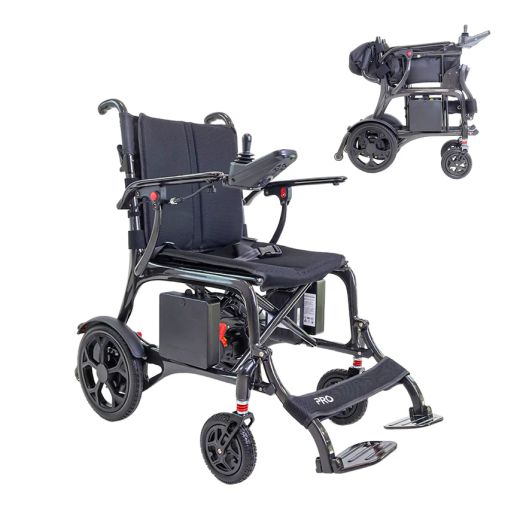Fauteuil roulant électrique en fibre de carbone Kmina