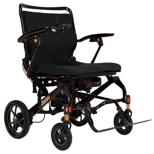 Cadeira de rodas elétrica Jazzy Carbon Ultra Max HD para pessoas com até 182 kg de peso.