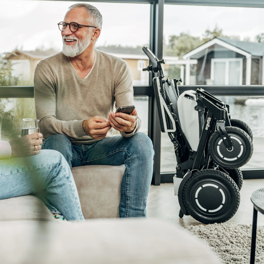 Fauteuil roulant électrique pliable Ergoflix® Vario