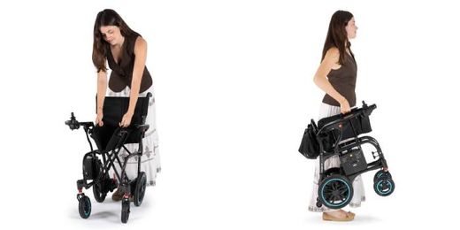 Fauteuil roulant électrique pliable i-Explorer Carbon X