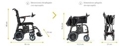 Fauteuil roulant électrique pliable i-Explorer Carbon X